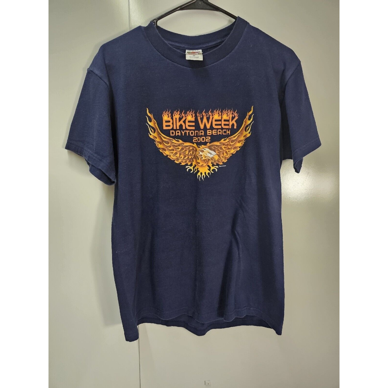 Vintage 2002 Daytona Beach Bike Week Eagle Flames Tshirt Mens Size M Vintage 2002 Daytona Beach Bike Week Eagle Flames Tshirt Mens Size M
